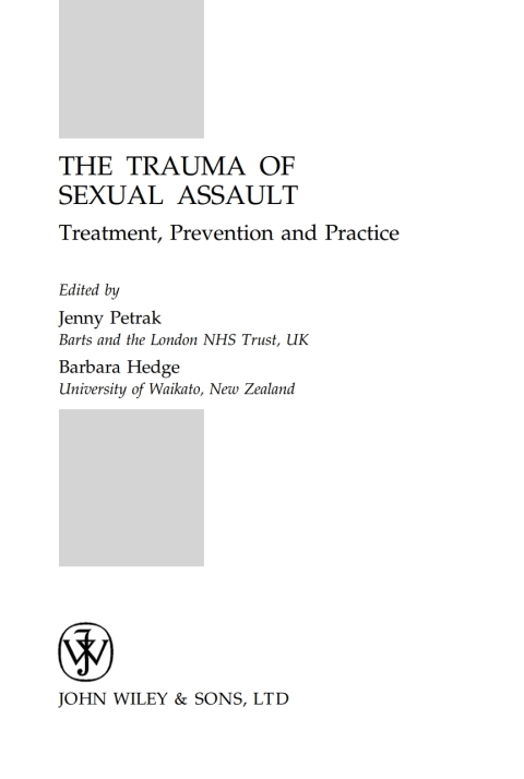 Cover image for book The Trauma of Sexual Assault
