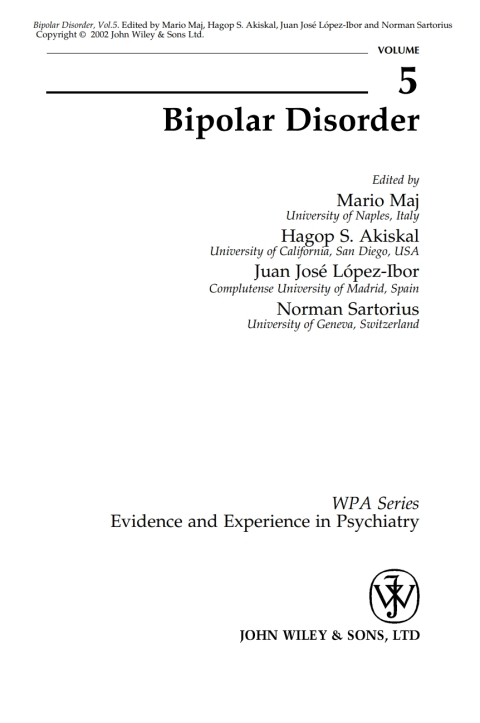 Cover image for book Bipolar Disorder