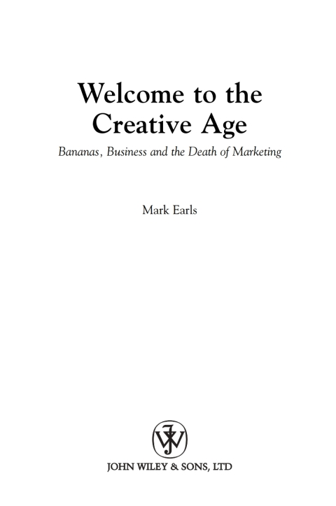 Cover image for book Welcome to the Creative Age