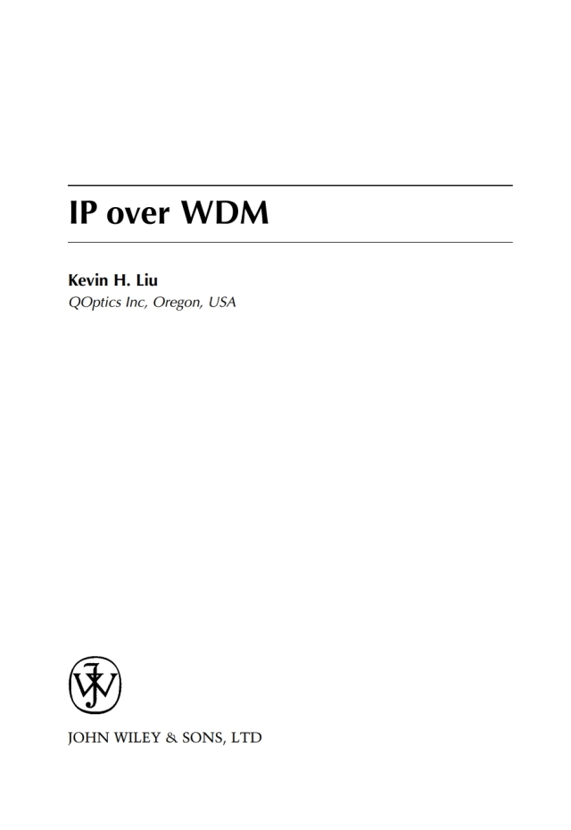 IP over WDM
