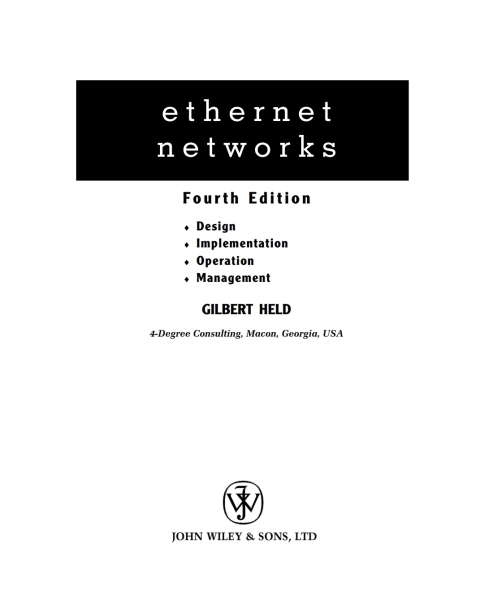 Cover image for book Ethernet Networks