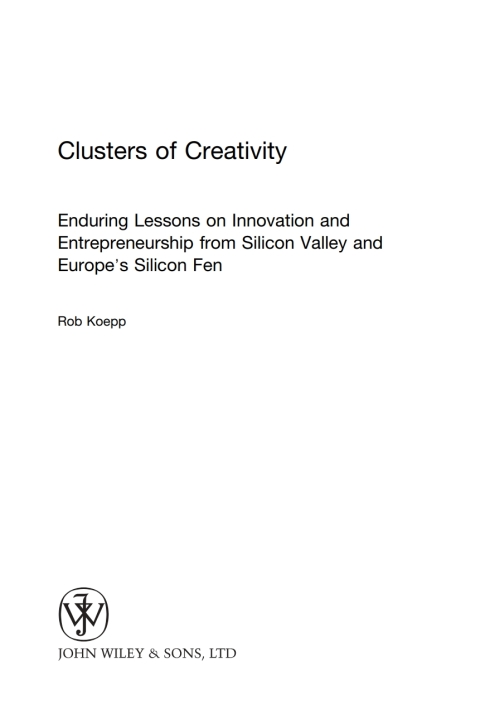 Cover image for book Clusters of Creativity