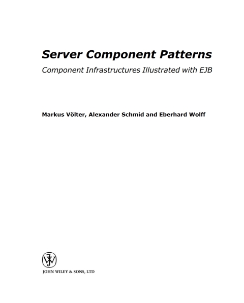 Cover image for book Server Component Patterns