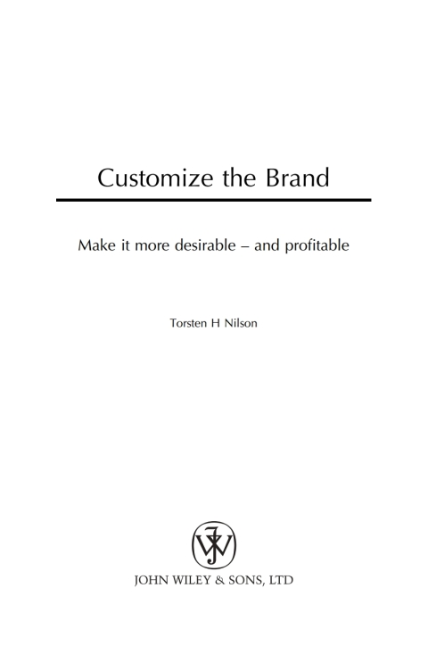 Customize the Brand 