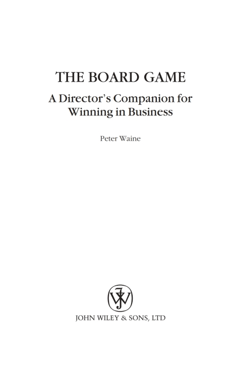 Cover image for book The Board Game