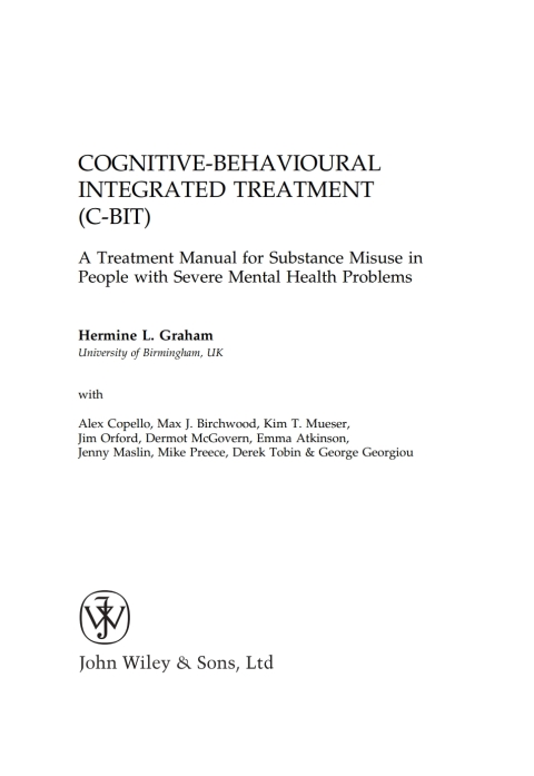 Cover image for book Cognitive-Behavioural Integrated Treatment (C-BIT)