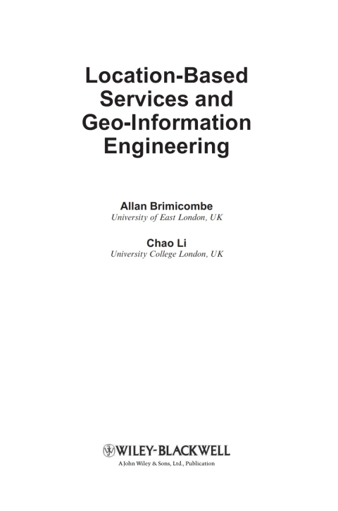Cover image for book Location-Based Services and Geo-Information Engineering