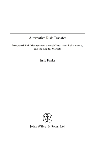 Alternative Risk Transfer