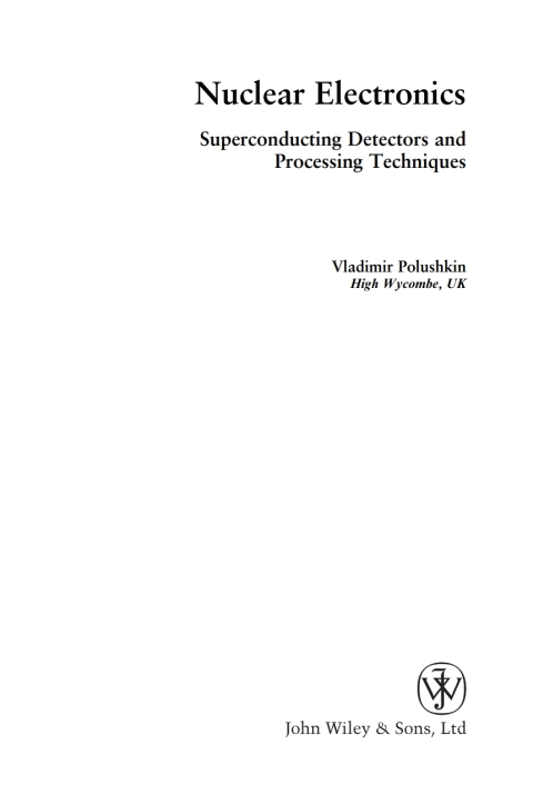 Cover image for book Nuclear Electronics