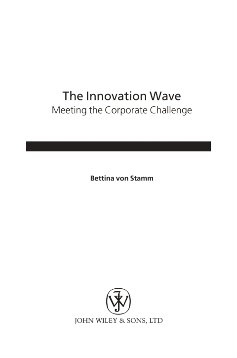 Cover image for book The Innovation Wave