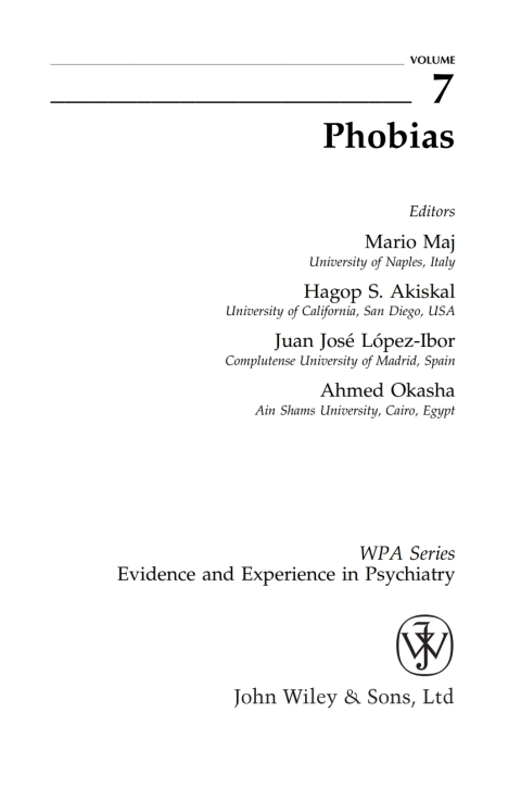 Cover image for book Phobias