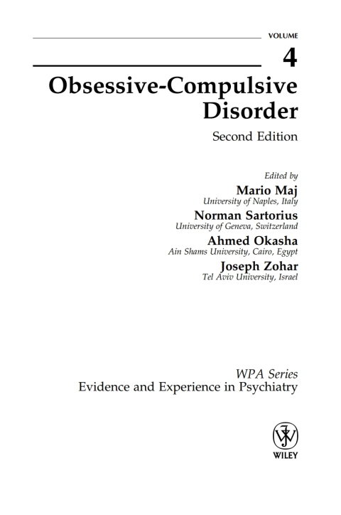 Cover image for book Obsessive-Compulsive Disorder