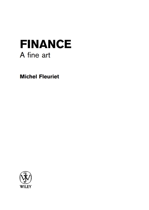 Cover image for book Finance
