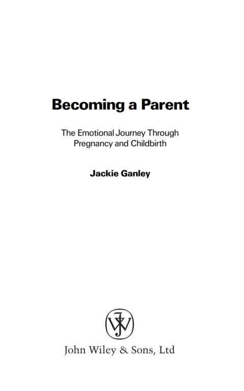 Cover image for book Becoming a Parent