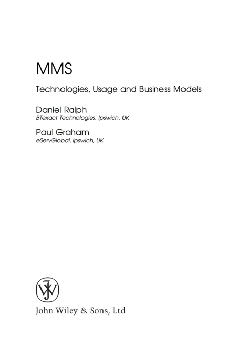Cover image for book MMS