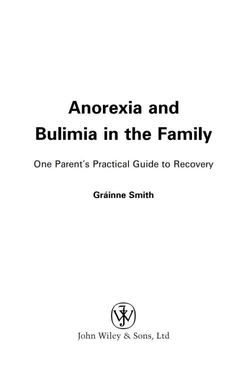 Cover image for book Anorexia and Bulimia in the Family