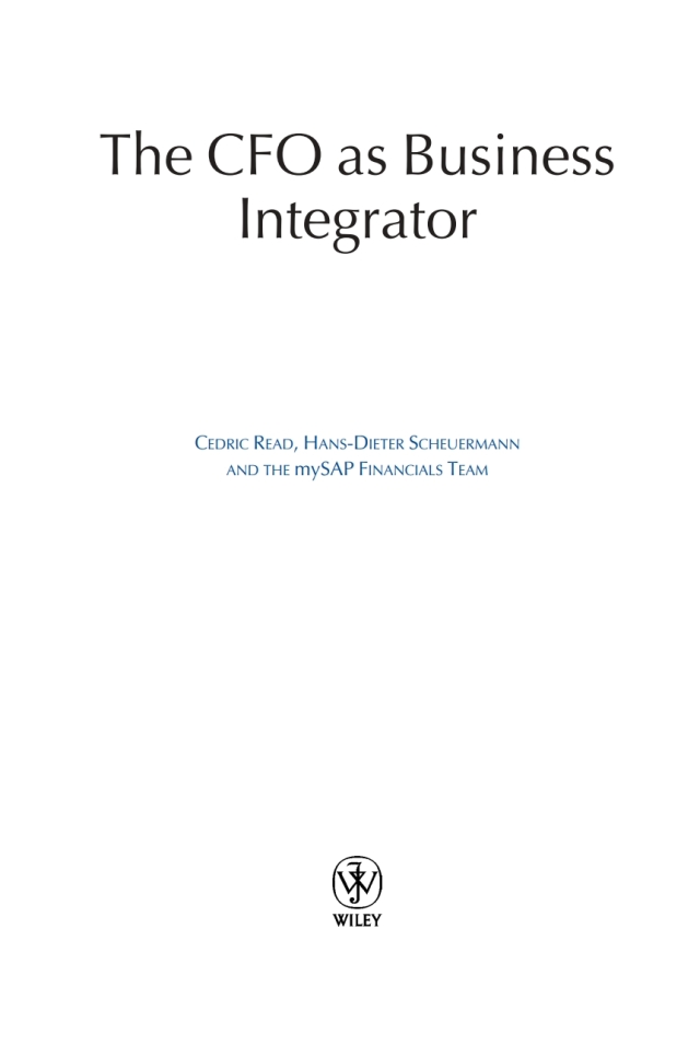 The CFO as Business Integrator