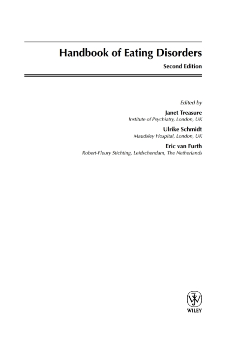 Handbook of Eating Disorders, 2nd Edition 