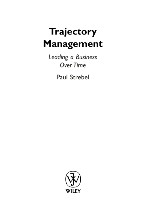 Cover image for book Trajectory Management