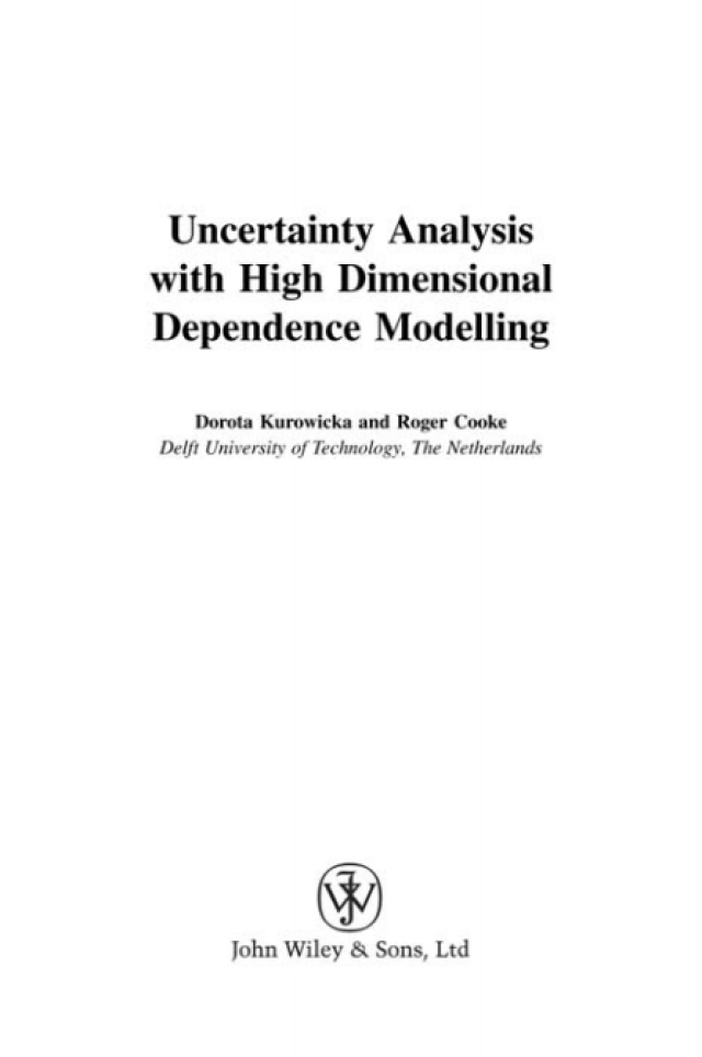 Uncertainty Analysis with High Dimensional Dependence Modelling