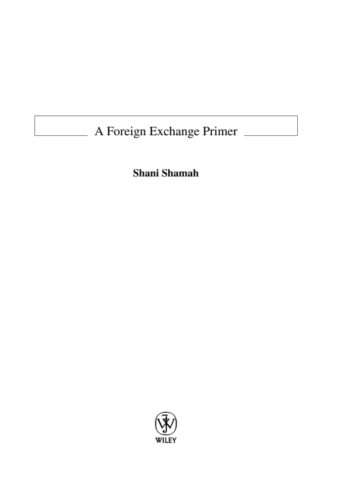 Cover image for book A Foreign Exchange Primer