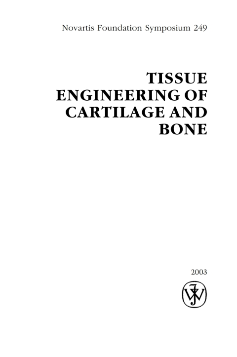 Cover image for book Tissue Engineering of Cartilage and Bone