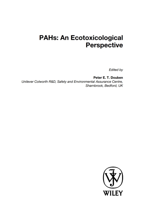 Cover image for book PAHs