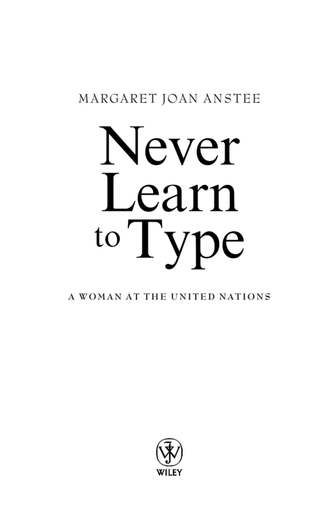 Cover image for book Never Learn to Type