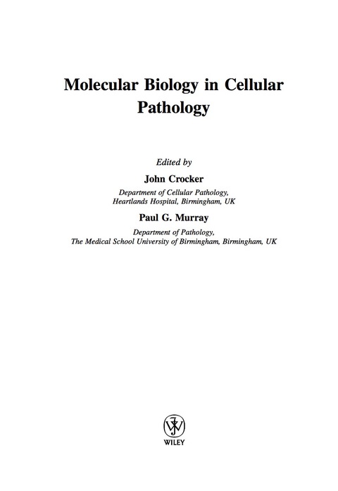 Cover image for book Molecular Biology in Cellular Pathology