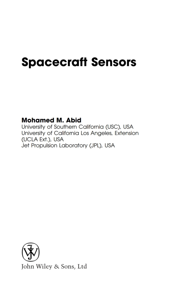 Spacecraft Sensors