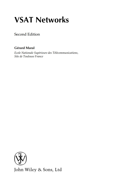 Cover image for book VSAT Networks