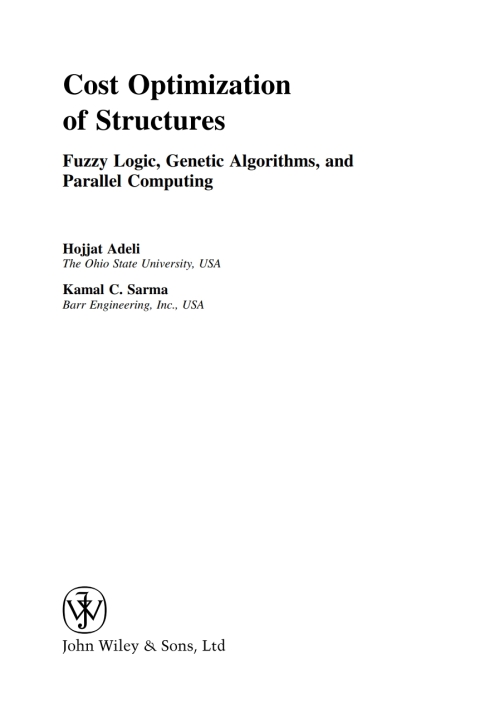 Cover image for book Cost Optimization of Structures