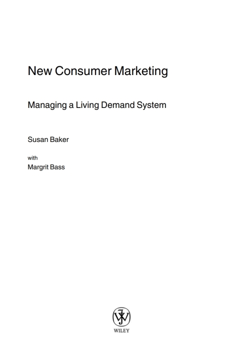 Cover image for book New Consumer Marketing