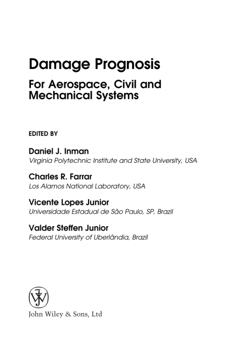 Cover image for book Damage Prognosis
