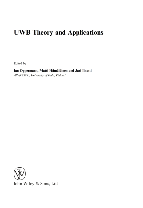Cover image for book UWB