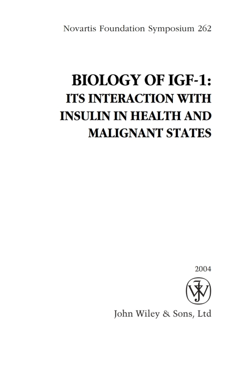 Cover image for book Biology of IGF-1: Its Interaction with Insulin in Health and Malignant States