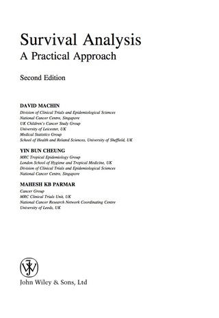 Survival Analysis a Practical Approach