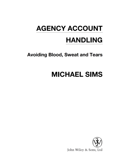 Cover image for book Agency Account Handling