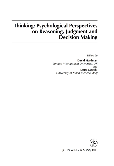 Cover image for book Thinking