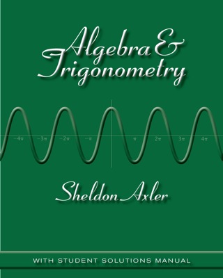 Algebra and Trigonometry with Student Solutions Manual