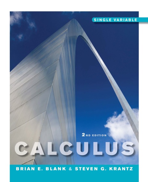 Cover image for book Calculus: Single Variable (Chapters 1-8)