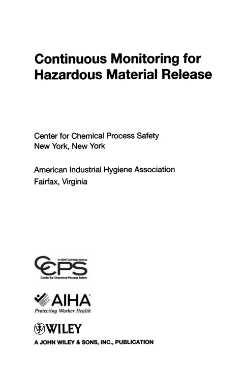 Continuous Monitoring for Hazardous Material Releases 