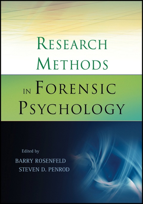 Cover image for book Research Methods in Forensic Psychology