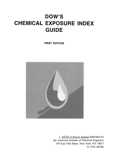 Dow's Chemical Exposure Index Guide 