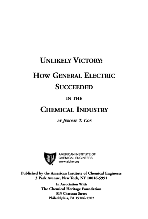 Cover image for book Unlikely Victory