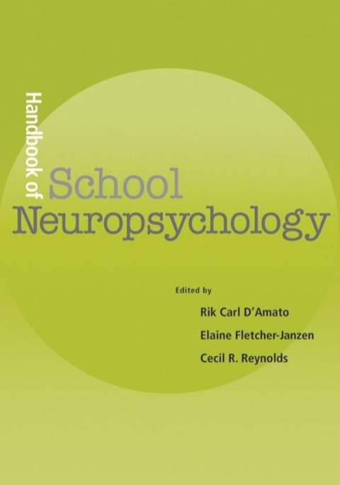 Cover image for book Handbook of School Neuropsychology