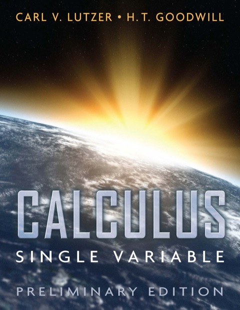 Cover image for book Calculus: Single Variable