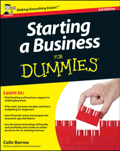 Cover image for book Starting a Business For Dummies, UK Edition