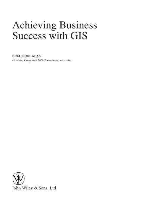 Cover image for book Achieving Business Success with GIS