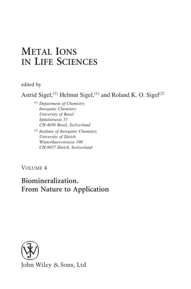 Biomineralization: From Nature to Application